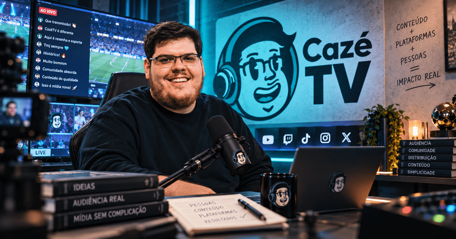 CazéTV como estudo de caso sobre produto, distribuição, tecnologia e concentração de complexidade